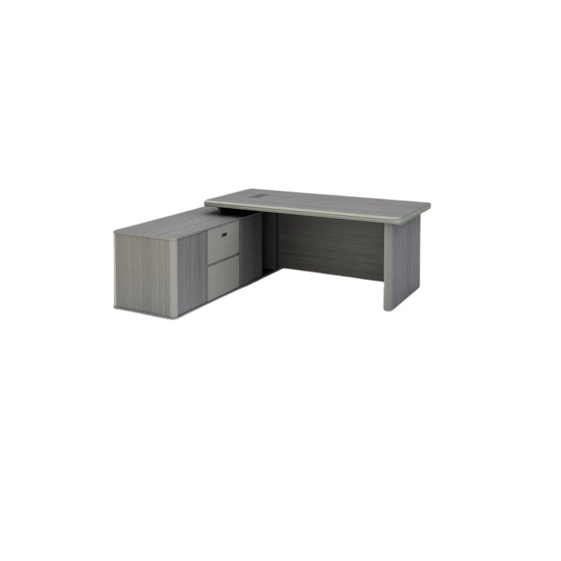 A minimalist office desk, emphasizing an organized and efficient work environment.