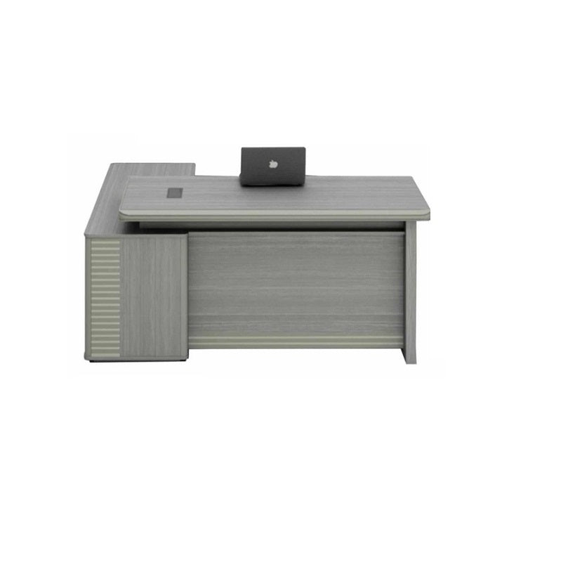 A minimalist office desk, emphasizing an organized and efficient work environment.