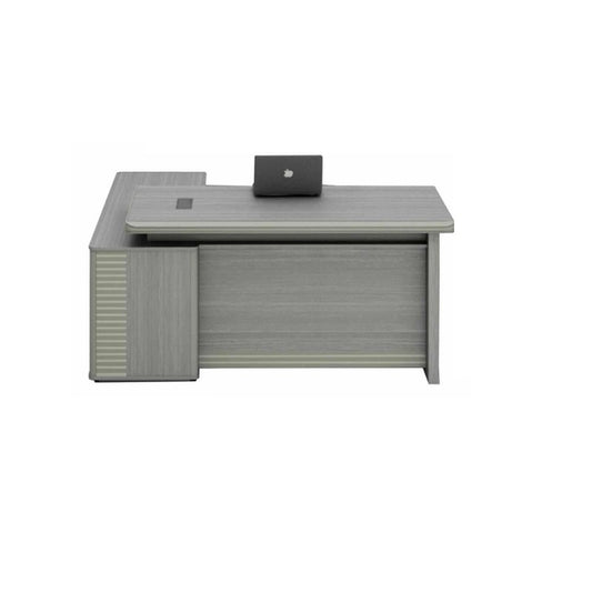 A minimalist office desk, emphasizing an organized and efficient work environment.