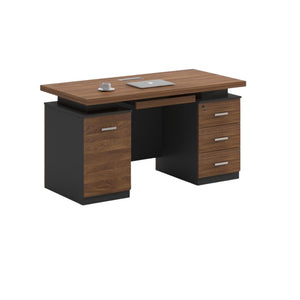 Lemon Balm Office Table with Storage Drawer, 140cm