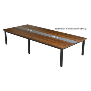Leander Conference with Cable Grommet, 6-12 Seater