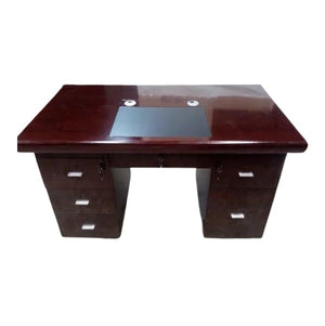 Kale Office Table with 5 Drawers & 3 Locks, 120cm, 140cm & 160cm