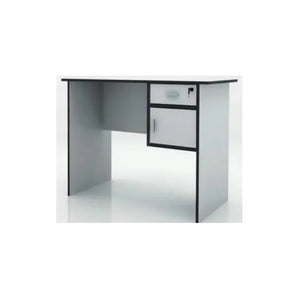 Heuchera Office Table with Lockable Drawer, 107cm