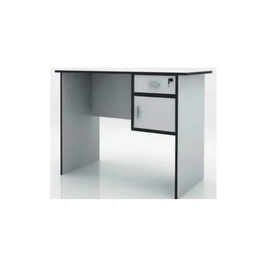Modern desk design with one door & one drawer, perfect for organizing office essentials.