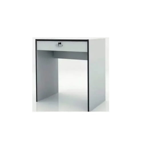 Modern desk design with one drawer, perfect for organizing office essentials.