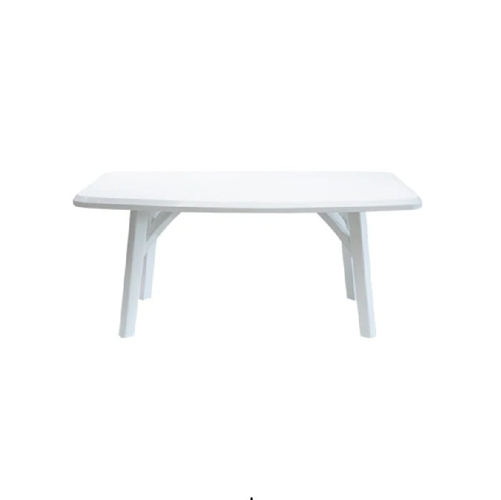 spacious plastic table for dining and gatherings