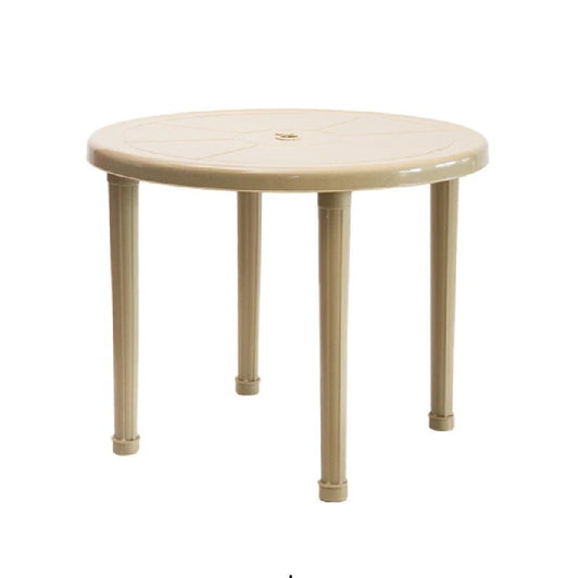 compact plastic table for dining and gatherings