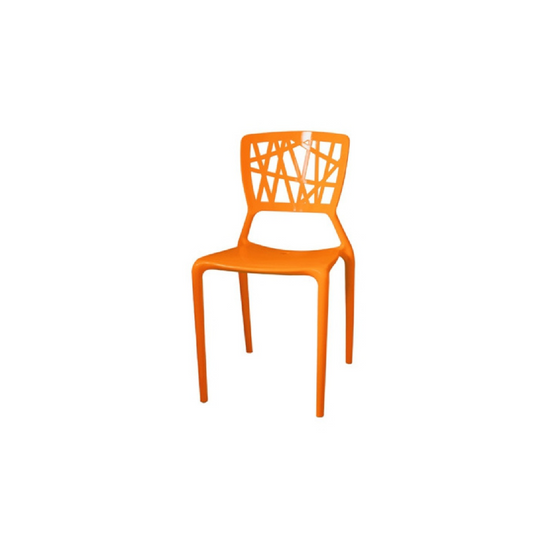 Cofta Bamboo Monobloc Chair | Durable Moulded Polypropylene Plastic