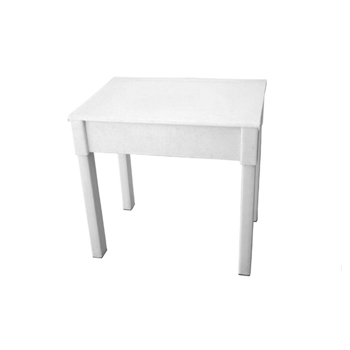 Oxford plastic study table in granite white and beige compact table for studying and work.