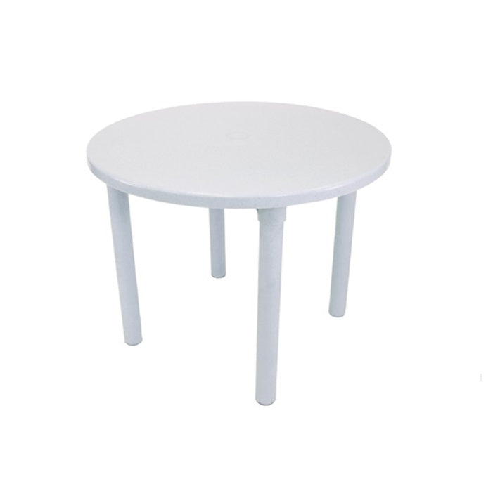 durable monoblock round table 91cm diameter