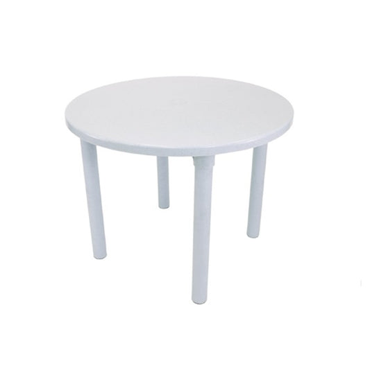 durable monoblock round table 91cm diameter