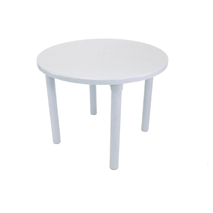 durable monoblock round table 91cm diameter