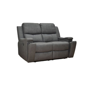 Petesburg 2 Seater Recliner Sofa | Rocker Swivel Recliner with Hidden Cup Holder