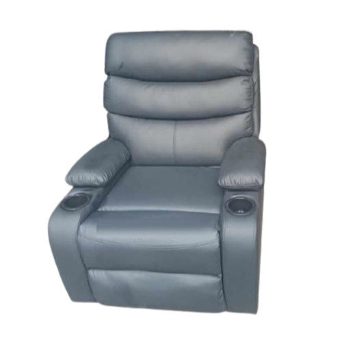 A comfortable recliner crafted from soft fabric, perfect for enhancing any living room decor.