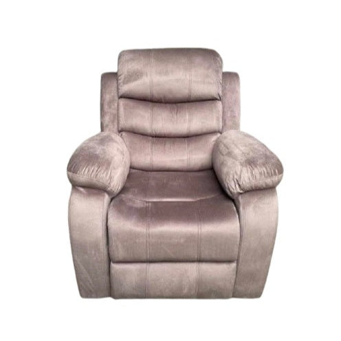 A comfortable recliner crafted from soft fabric, perfect for enhancing any living room decor.