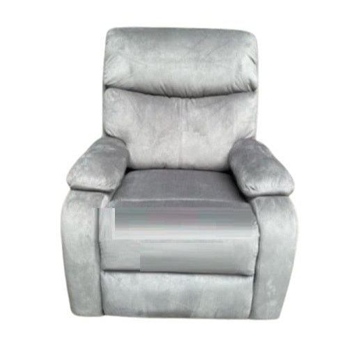 A comfortable recliner crafted from soft fabric, perfect for enhancing any living room decor.