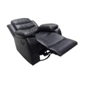 A cozy  recliner chair equipped with a modern armrest, perfect for relaxation in a contemporary setting.