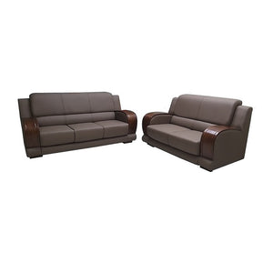 Millie Sala Set | 3-2 Leatherette Upholstered Sofa Set