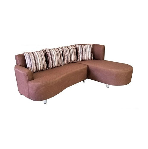 A stylish sectional sofa with an attached chaise, perfect for comfortable seating in contemporary interiors.