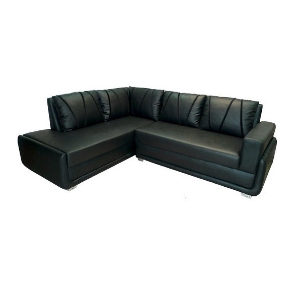 A stylish sectional sofa with an attached chaise, perfect for comfortable seating in contemporary interiors.