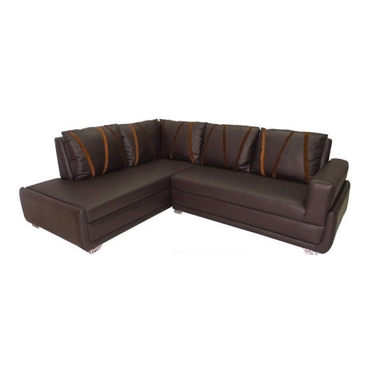 A stylish sectional sofa with an attached chaise, perfect for comfortable seating in contemporary interiors.