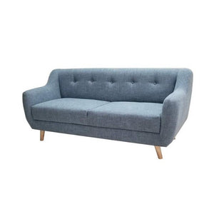 Cilantro 2-Seater Sofa | Fabric Upholstered with Wooden Frame & Legs