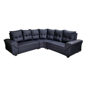 Galantis Corner Sofa | Fabric Upholstered with Cushions