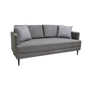 Kamala 3-Seater Sofa | Fabric Upholstered with 2 Cushions