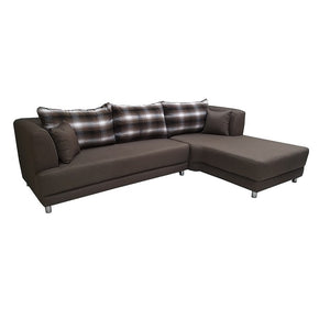 Lumica L-Type Sofa | Fabric Upholstered with Cushions