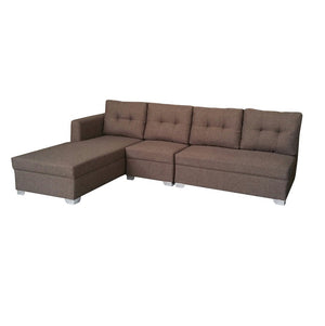 Oakley L-Type Sofa | Fabric Upholstered with Cushions