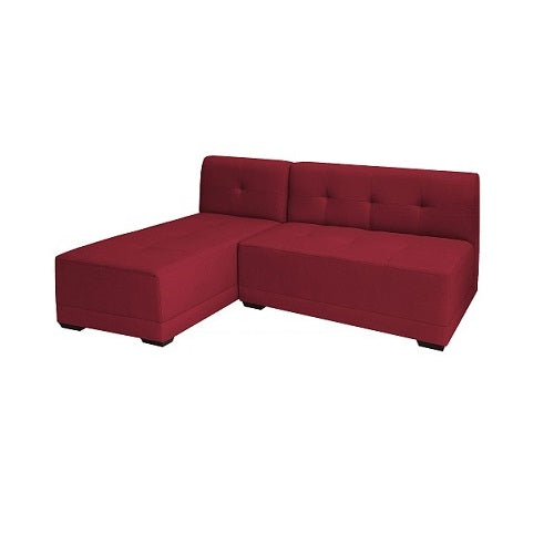 A stylish sectional sofa with an attached chaise, perfect for comfortable seating in contemporary interiors.