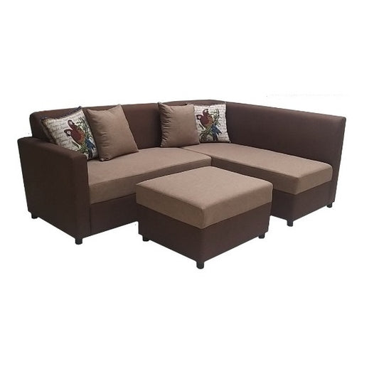 A stylish sectional sofa with an attached chaise, perfect for comfortable seating in contemporary interiors.