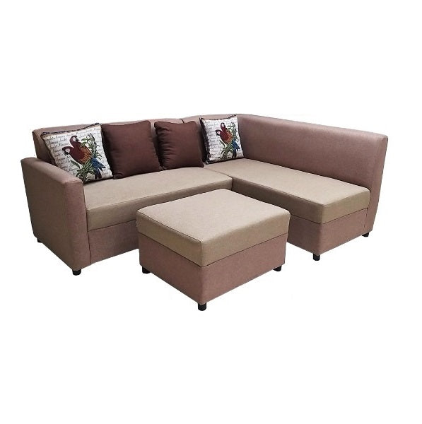 A stylish sectional sofa with an attached chaise, perfect for comfortable seating in contemporary interiors.