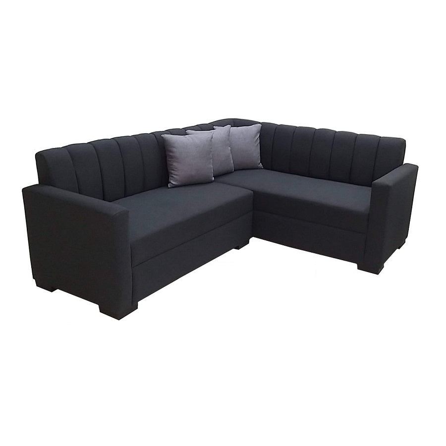 A stylish sectional sofa with an attached chaise, perfect for comfortable seating in contemporary interiors.