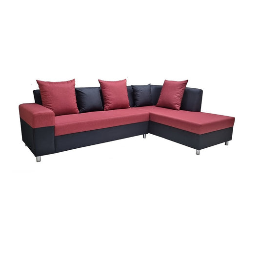 A stylish sectional sofa with an attached chaise, perfect for comfortable seating in contemporary interiors.