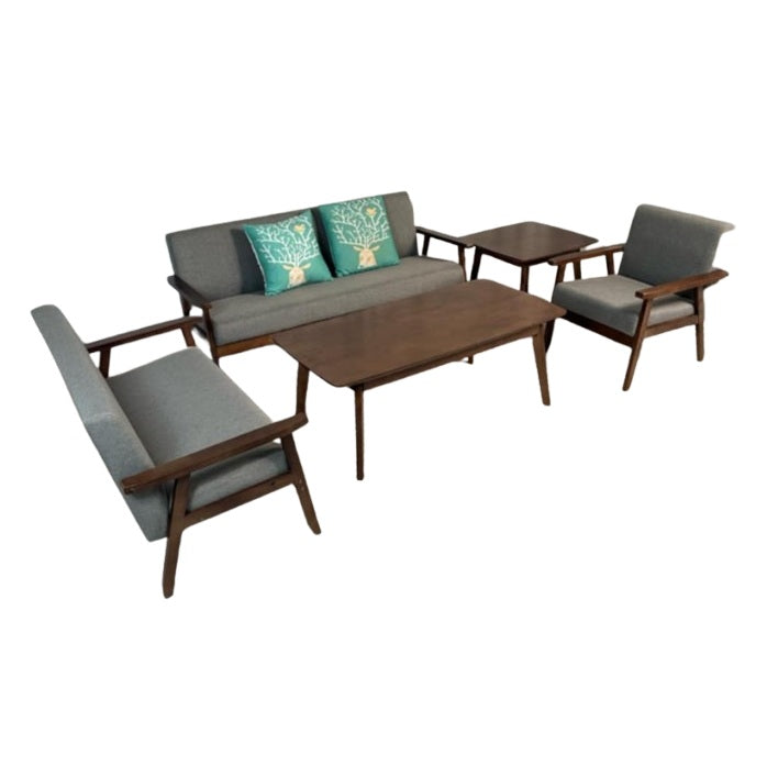 Alice Sala Set | 3-2-1 Sofa Set with Center & Side Table