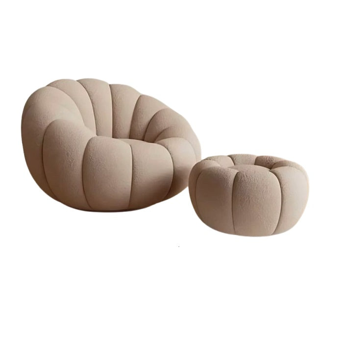 A stylish sofa with an attached chaise, perfect for comfortable seating in contemporary interiors.