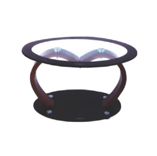 Modern glass coffee table with a sturdy metal frame, ideal for enhancing any living room décor.