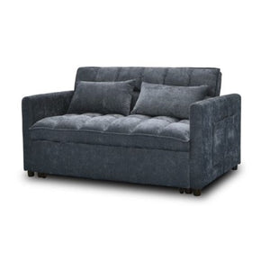 Conway 2-Seater Sofa Bed | Fabric Upholstered with Side Pocket
