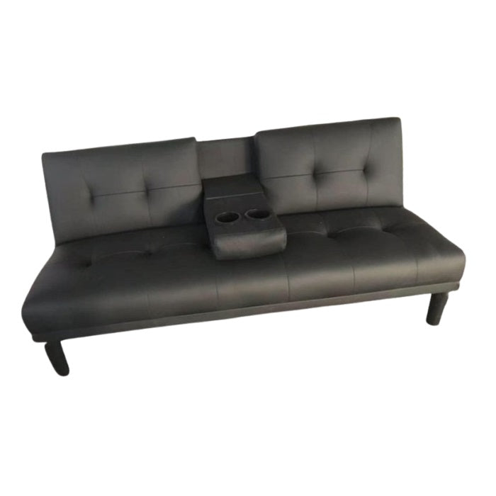 A stylish sofa bed equipped with a soft mattress, ideal for both seating and sleeping.