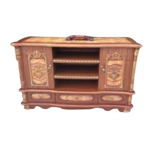 Emery 120cm TV Stand | 2 Doors with 3 Drawers & Open Storage