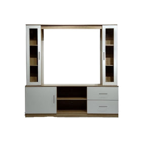 Addison 180cm TV Cabinet | 3 Doors, 2 Drawers & Open Shelves