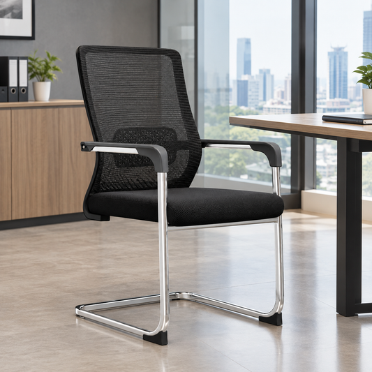 Dante Visitor Chair with Sled Base