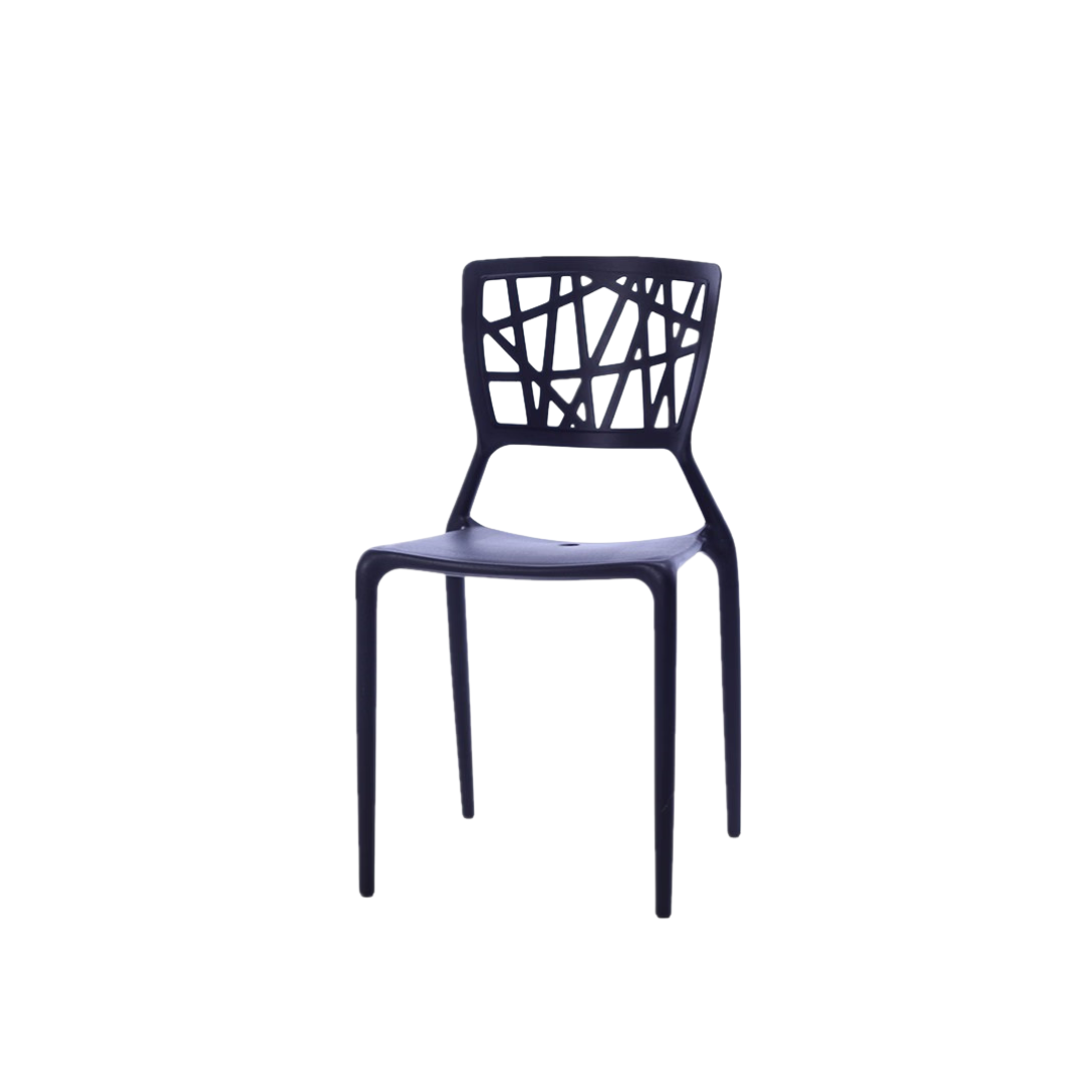 Cofta Bamboo Monobloc Chair | Durable Moulded Polypropylene Plastic