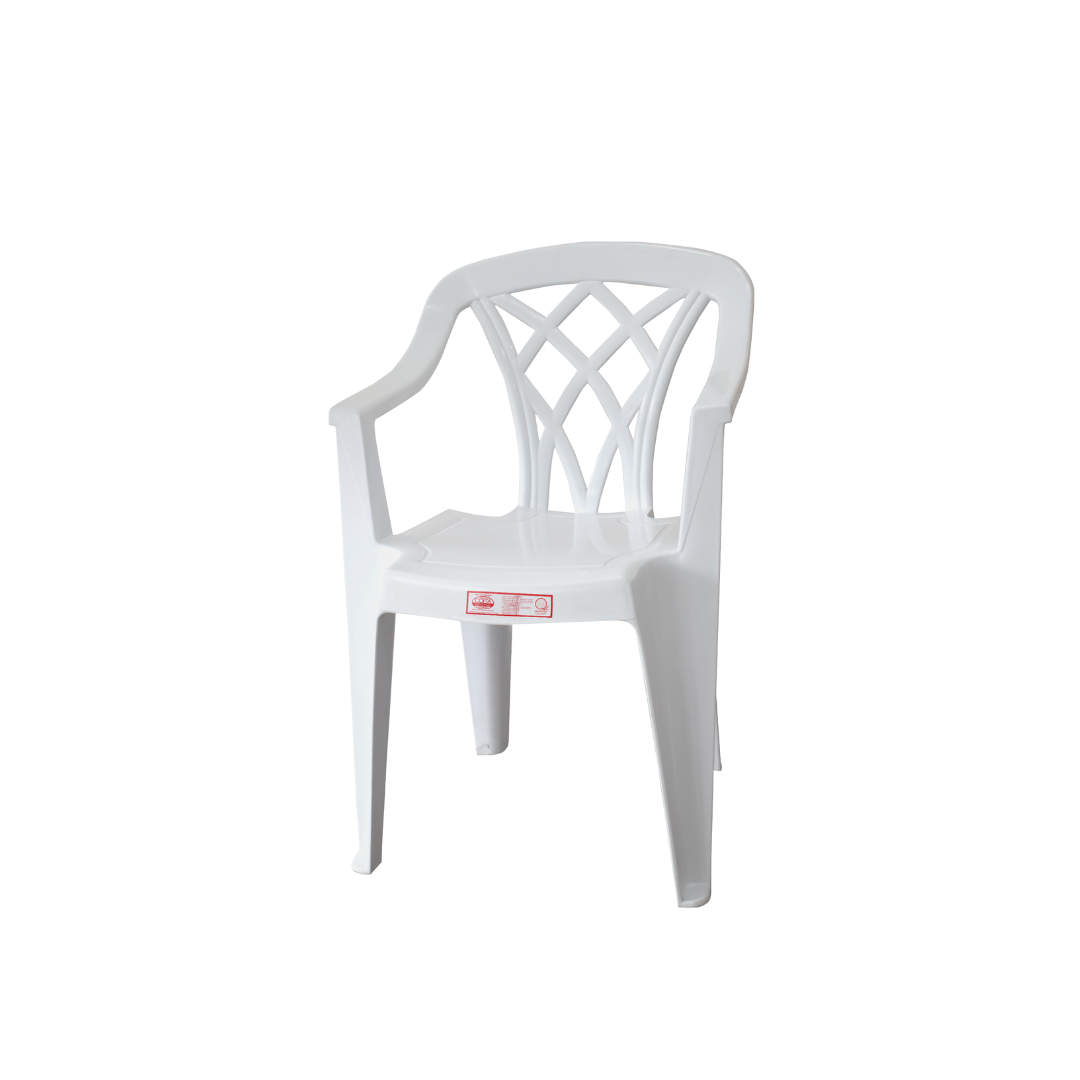 Cofta Diamond Monobloc Armchair | Durable Moulded Polypropylene Plastic