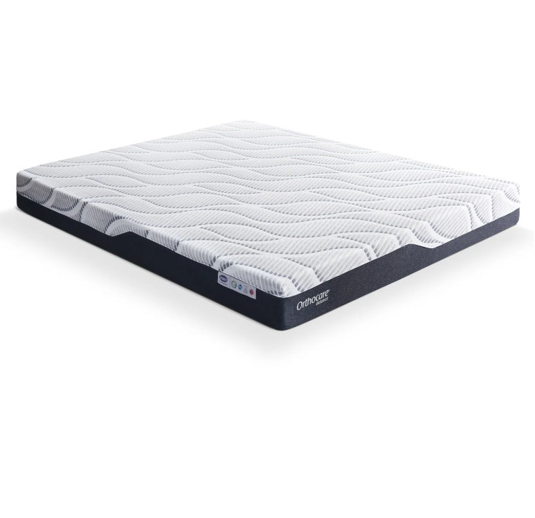 Orthocare Balance orthopedic mattress with multi-zone support and cooling fabric.